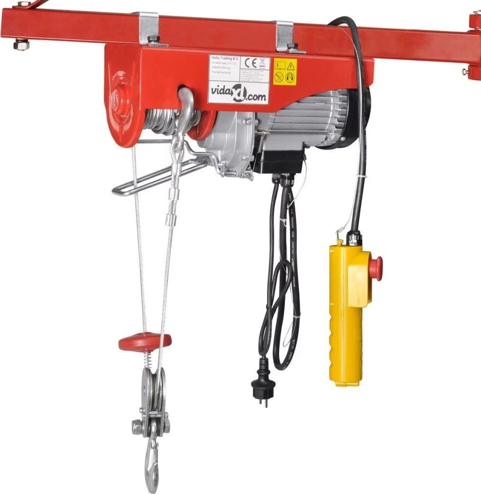 vidaXL Elektrische Winde, 1300 W, 400/800 kg