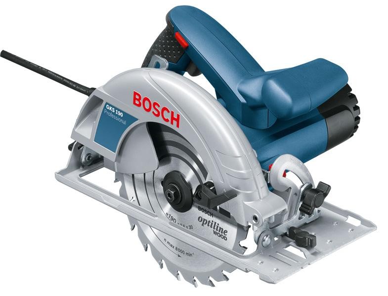 Bosch-Kreissäge GKS 190, 1400 W, 190 mm (0601623000)