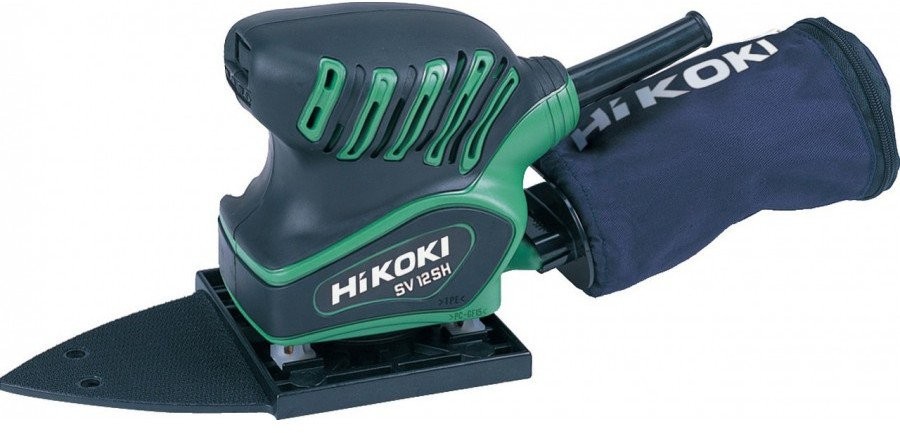 HIKOKI. Exzenterschleifer 200 W SV12SH WBZ 110 x 100 mm + DELTA