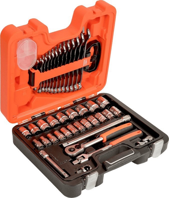 Bahco-Werkzeugsatz BAHCO SCHRAUBENSCHLÜSSEL-SATZ  40-teilig  1/2" + FLACH-RING-SCHRAUBENSCHLÜSSEL