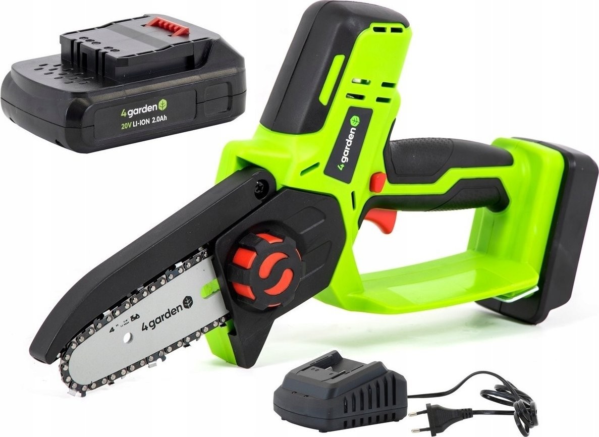 Kettensäge 4Garden Kettensäge AP10 4GARDEN Akku-Astschere + Akku 2,0 Ah + Ladegerät