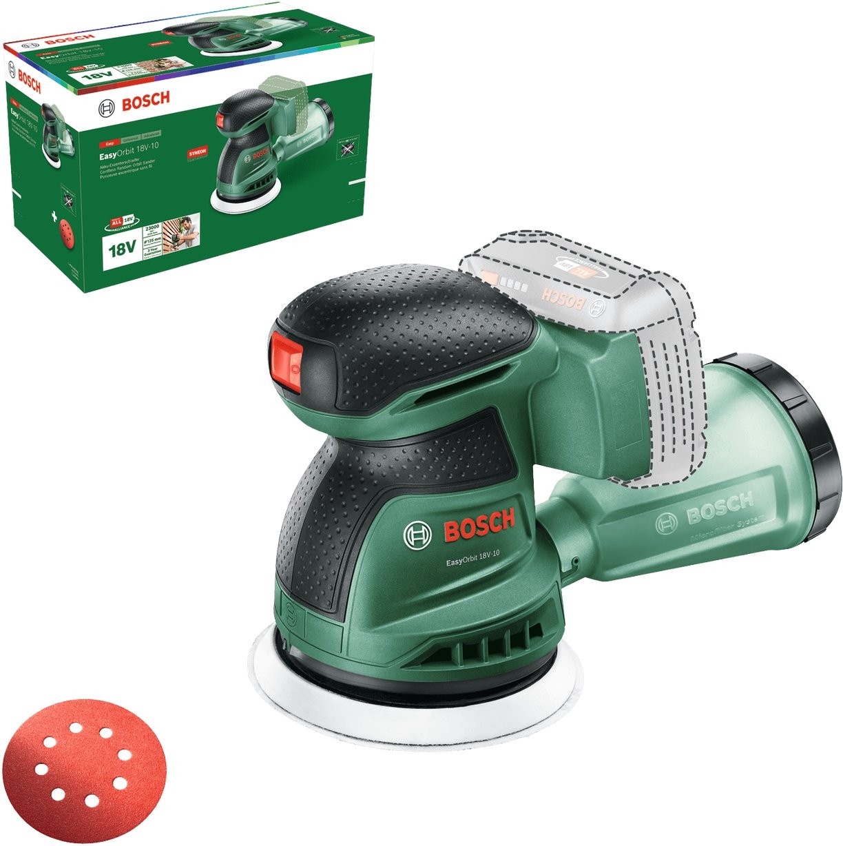 Bosch EasyOrbit 18V-10 Solo