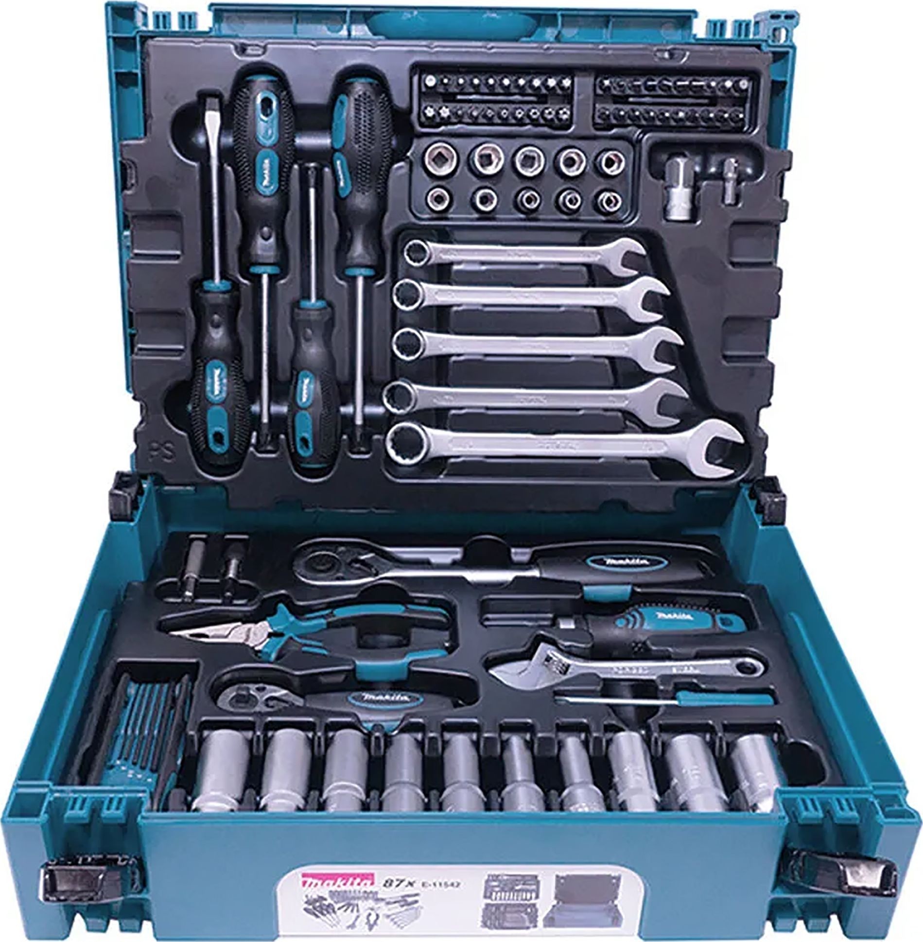Makita-Werkzeugset, 87-teilig (E-11542)