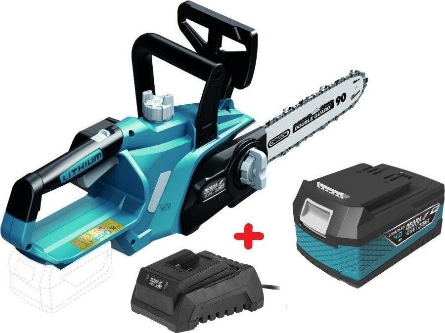 Dedra Akku-Kettensäge DED7095ML mit 4-Ah-Akku und Ladegerät