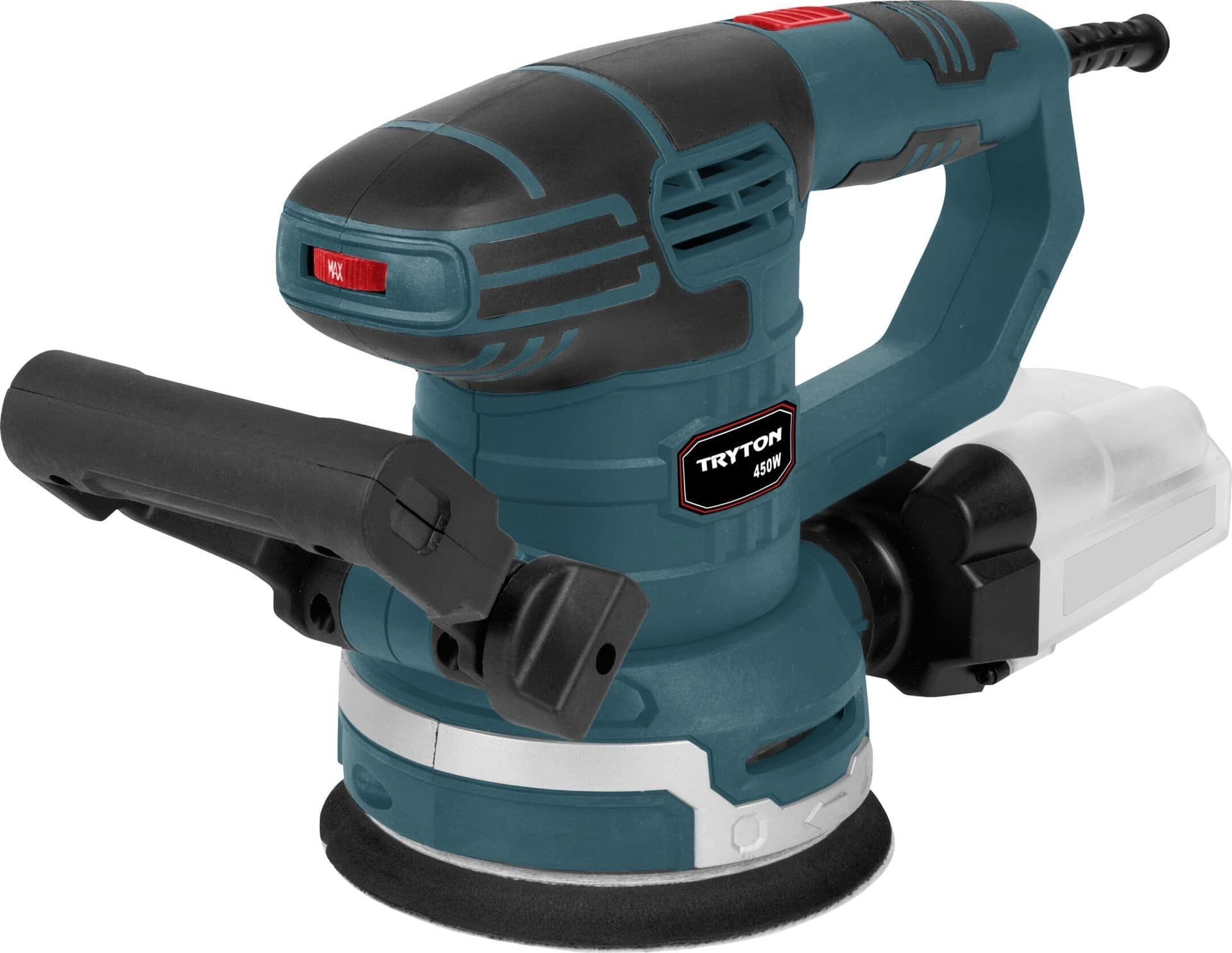 Tryton-Schleifmaschine – Exzenterschleifer, 450 W, 125 mm, 0–13.000 U/min