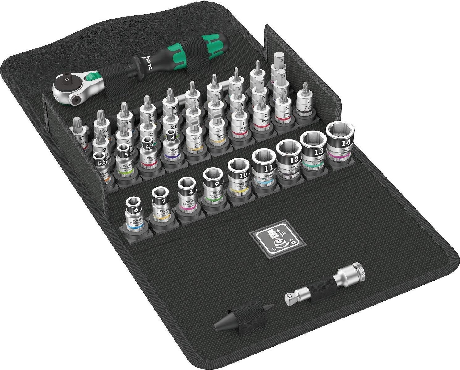 Wera 8100 SA All-in-Werkzeugset, 42-teilig (05003755001)