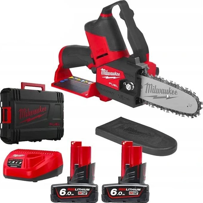Milwaukee-Kettensäge MILWAUKEE.CHAINSAW M12FHS-602X 14 cm, 2 x 6,0 Ah