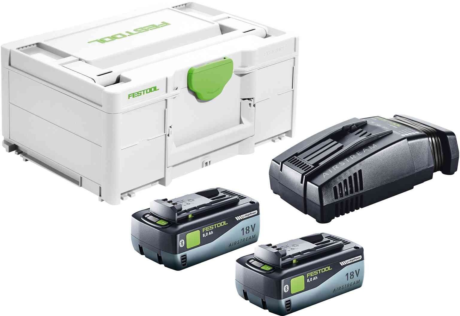Festool Energie-Set SYS 18 V 2x 8,0/SCA16