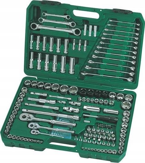 SATA-Werkzeugset SATA-Schlüsselsatz  150-teilig  1/4"  3/8" 1/2" Koffer