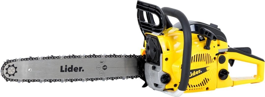 Kettensäge Lider LIDER HP 4945A – BENZINBETRIEBENE KETTENSÄGE FÜR HOLZ, 2,6 PS / 45 cm – OFFIZIELLER VERTRIEB
