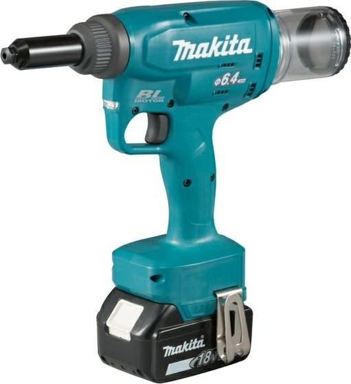Makita 18-V-Nietgerät 2x3,0 Ah 4,8–6,4 mm DRV250RFJ