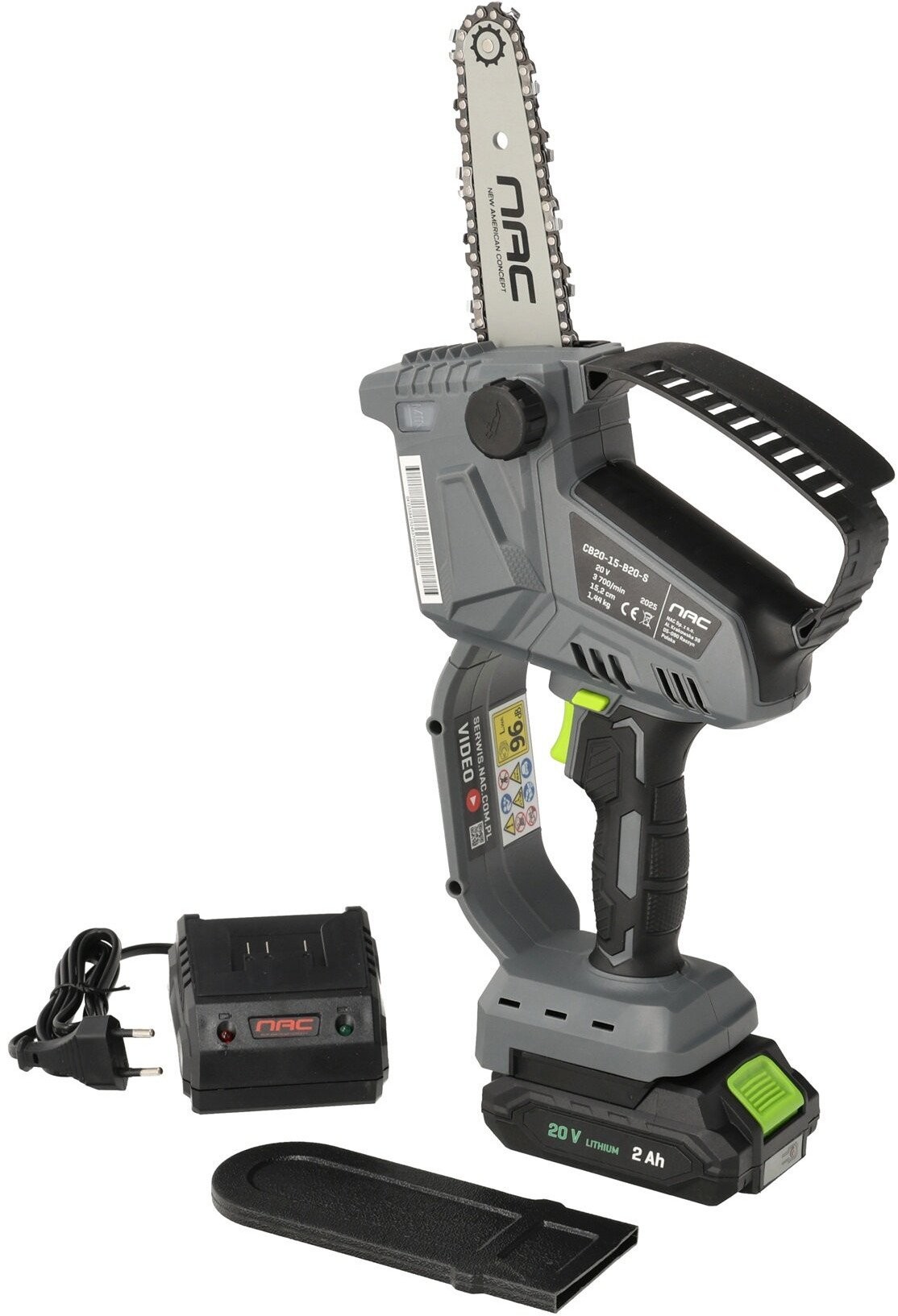 Kettensäge NAC CB20-15-B20-S 20 V, 15,2 cm
