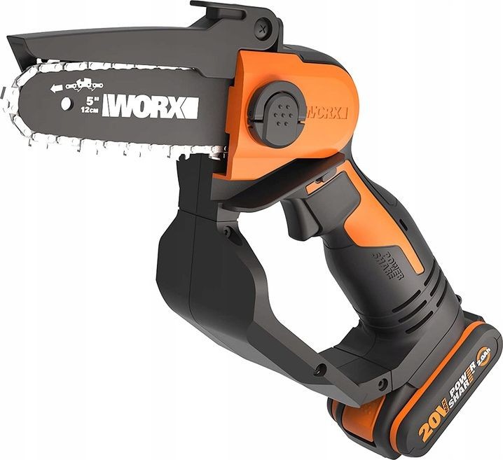 Worx WG324E 20-V-Kettensäge, 12 cm