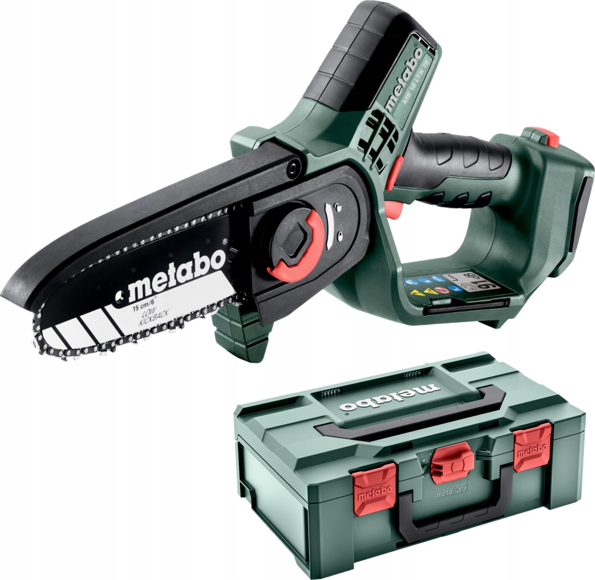 Metabo-Kettensäge AKKU-KETTENSAGE 15 CM MS 18 LTX 0*AH