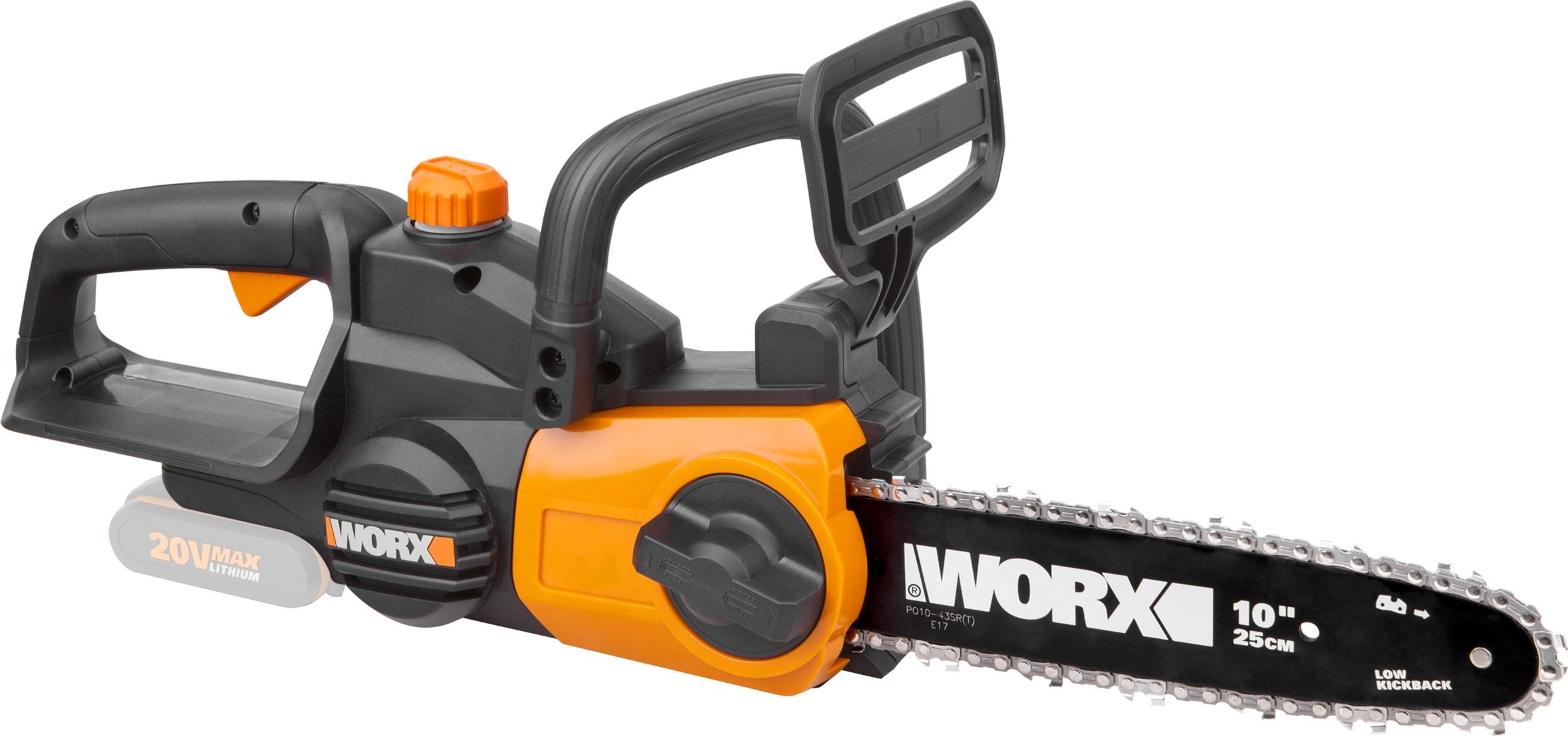 Worx WG322E.9 20-V-Kettensäge, 25 cm