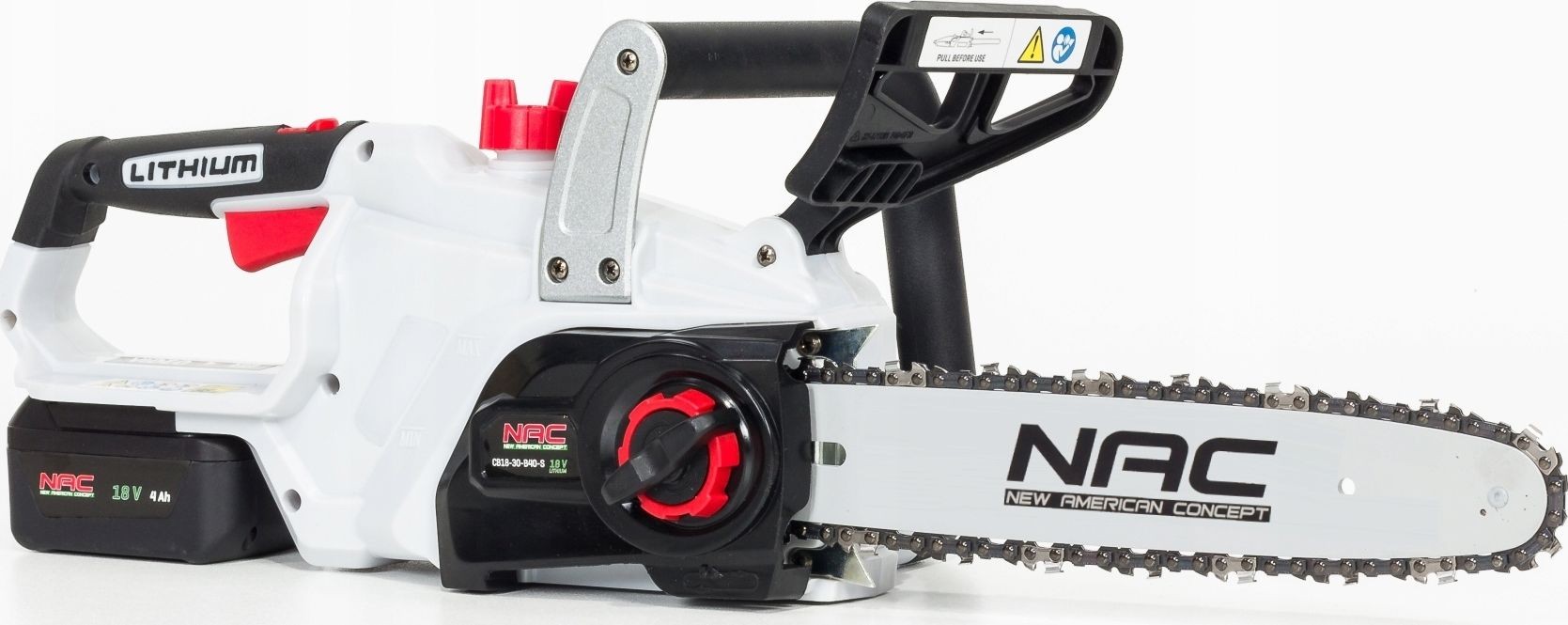 Kettensäge NAC CB18E-30-B40-S 18 V, 30 cm