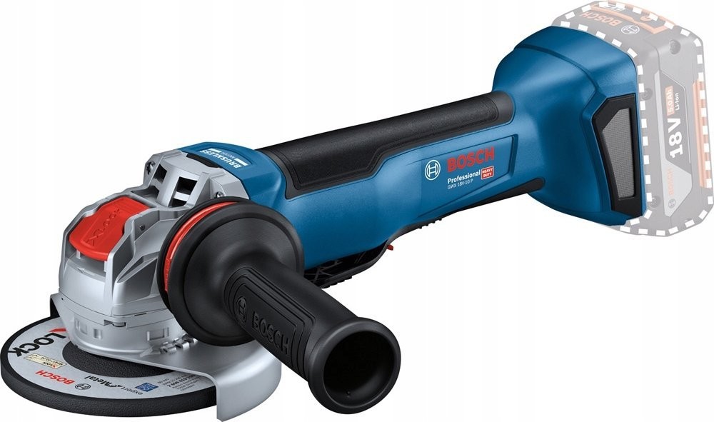 Bosch X-LOCK Akku-Winkelschleifer GWX 18V-10 P Professional solo, 18 Volt (blau/schwarz, ohne Akku und Ladegerät)
