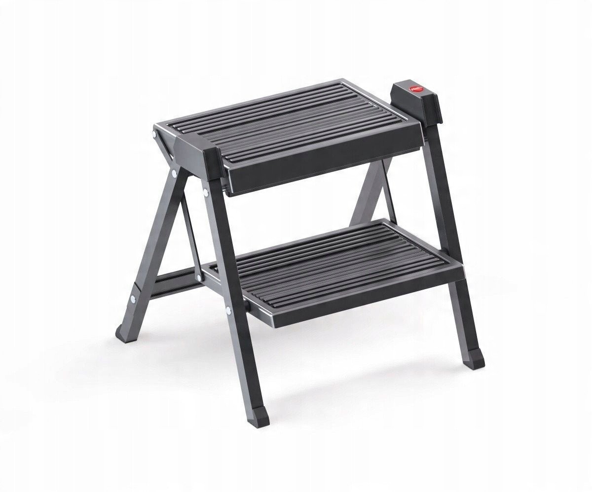 Klappbare Trittleiter StepFix / Terrakotta / 2 Stufen / schwarz 4007126368447