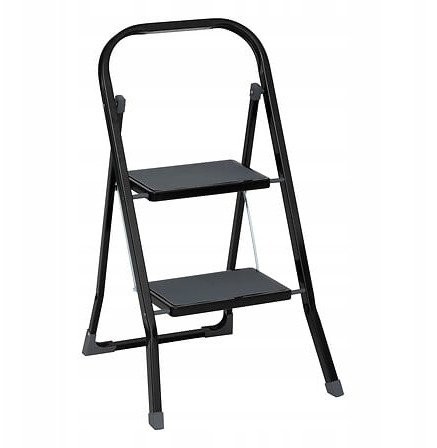 2-stufige Metallleiter, 55 x 81 cm