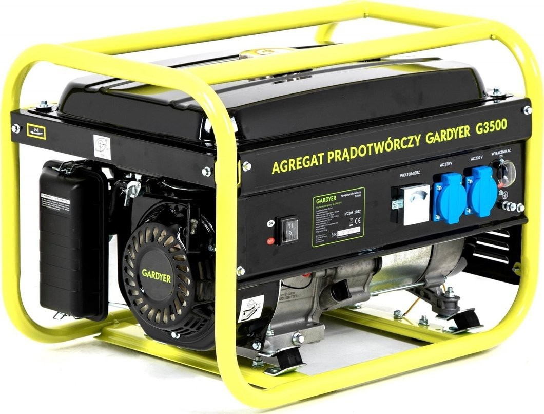 Gardyer-Aggregat STROMERZEUGUNGSANLAGE EINPHASIGER STROMGENERATOR GARDYER G3500 3,1 kW –  – AUTORISIERTER DEA