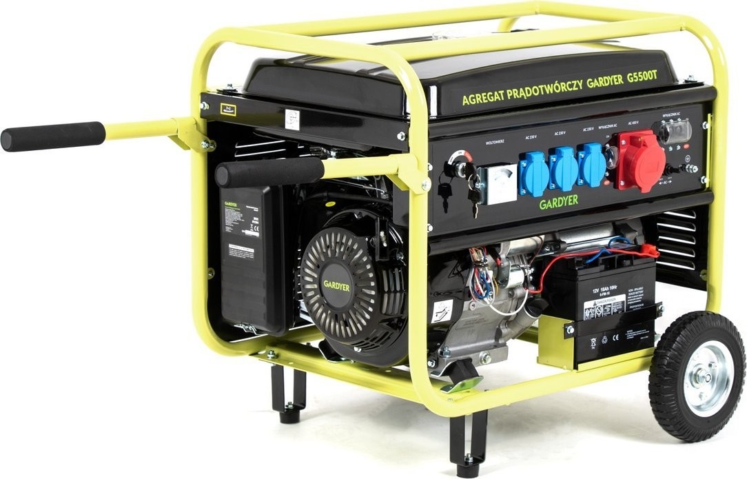 Gardyer-Aggregat STROMERZEUGUNGSANLAGE DREIPHASIGER STROMGENERATOR GARDYER G5500T 5,5 KW ESTART –  – AUTORISIERT