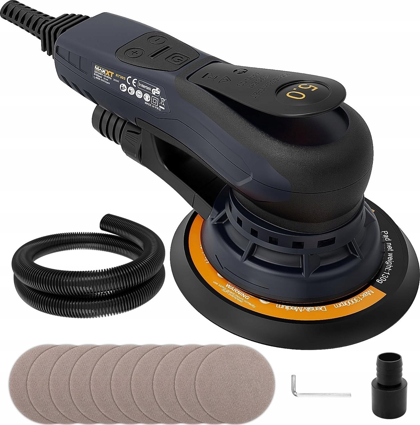 Maxxt MAXXT Exzenterschleifer 5,0 mm, bürstenlos, universell einsetzbar, im Set