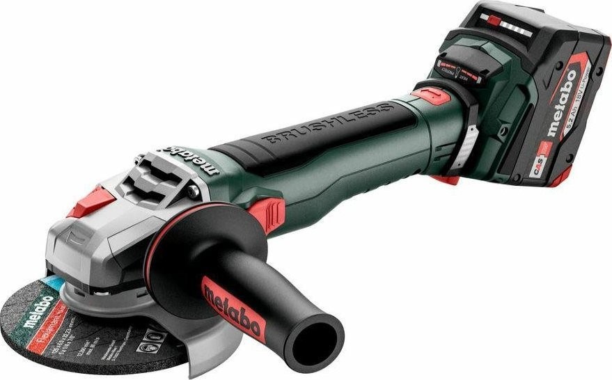Metabo-Schleifmaschine METABO.WINKELSCHLEIFER WB 18 LT BL 11-125 QUICK 2x5,2Ah METABOX