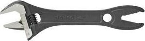 Bahco BAHCO Verstellbarer Schraubenschlüssel mit verjüngtem Schaft und gezahnter Backe für Rohre 209/32 mm