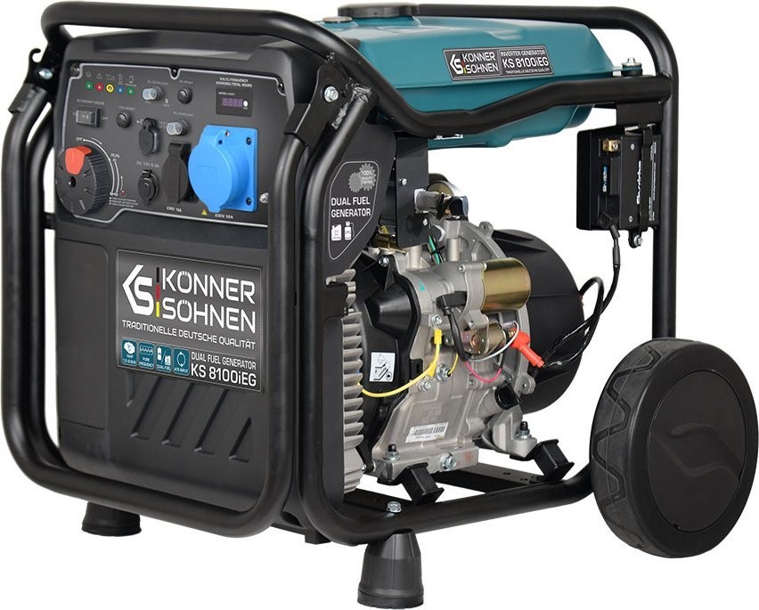 Könner & Söhnen KS8100iEG 8000-W-Einphasen-Stromaggregat