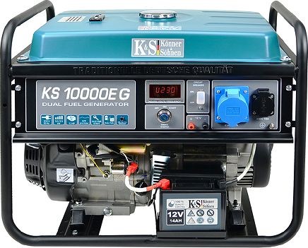 Könner & Söhnen KS10000EG 8000-W-Einphasen-Stromaggregat