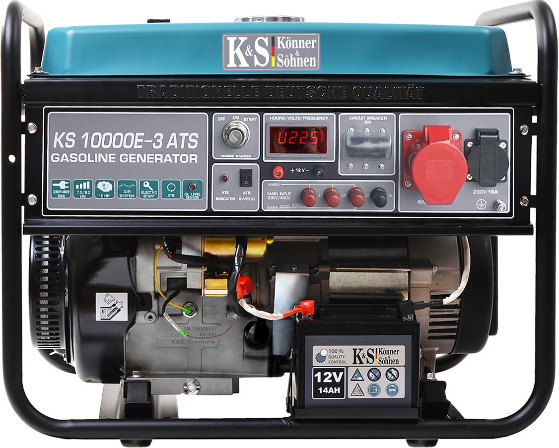 Stromaggregat Könner & Söhnen KS 10000E-3 ATS 8000 W, 3-phasig