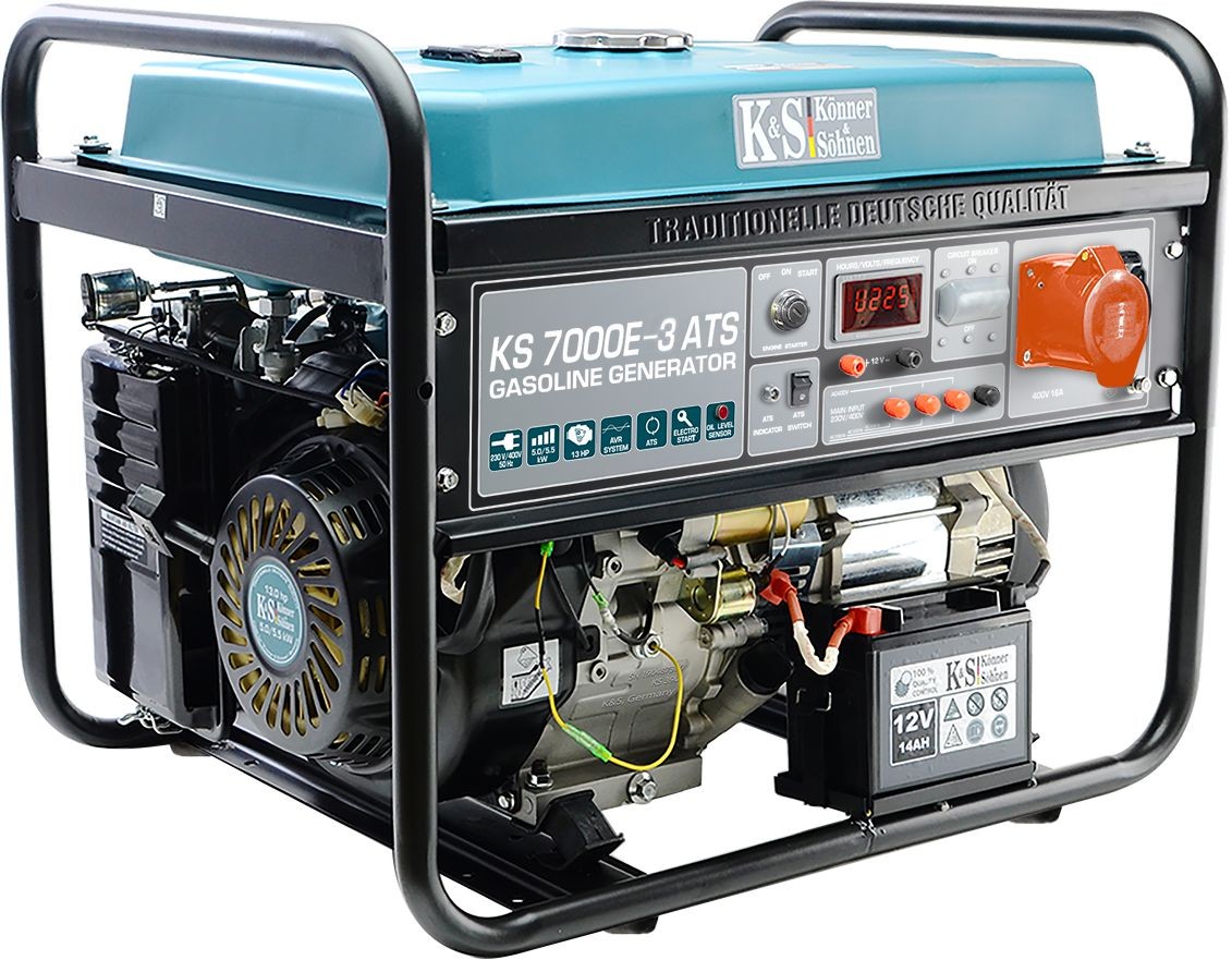 Stromaggregat Könner & Söhnen KS 7000E-3 ATS 5500 W, 3-phasig