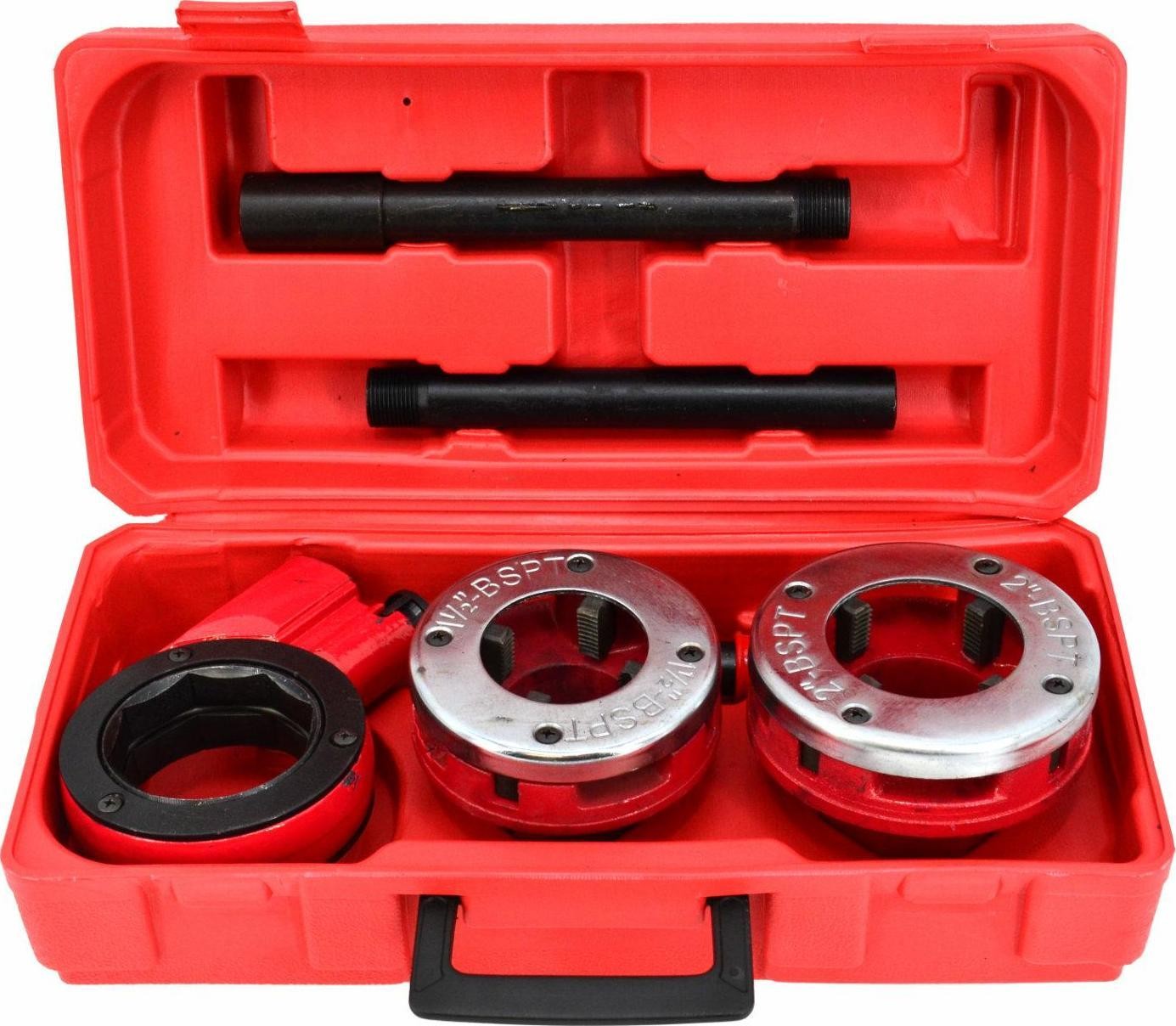 AWTools AWTOOLS Rohrgewindeschneider, 2-teilig, 1-1/2", 2", Set im Koffer AW20615