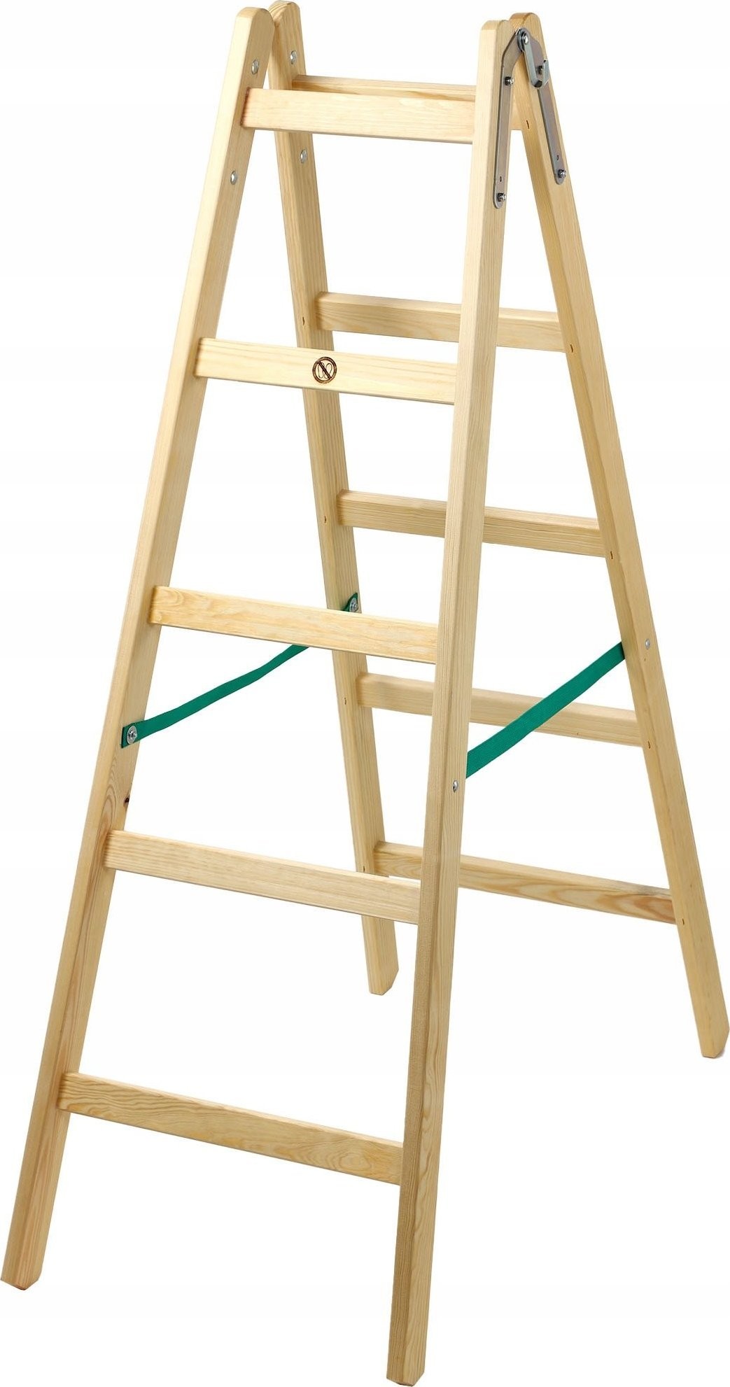 Kadax KADAX Holz-Klappleiter für Malerarbeiten 2x5