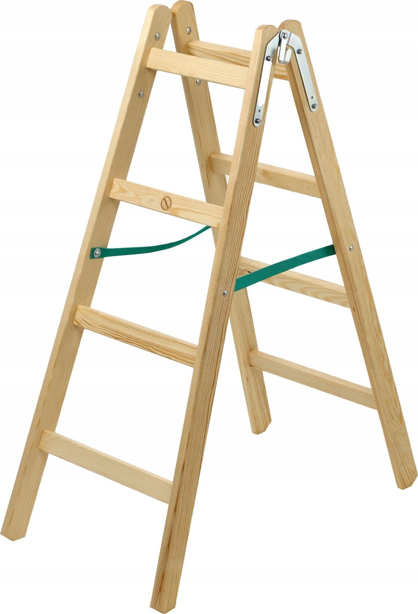Kadax KADAX Holz-Klappleiter für Malerarbeiten 2x4