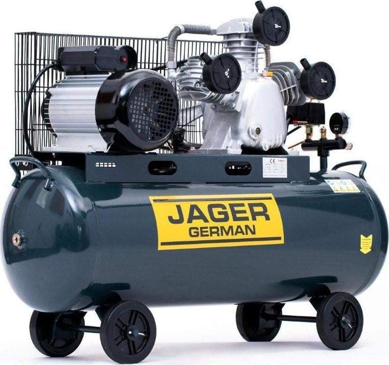 Kompressor Jager German LUFTKOLBENKOMPRESSOR ÖLGEÖLTER KOLBENKOMPRESSOR JAGER GERMAN 100 l 8 bar 540 l/min 400 V Erhöhte Leistung