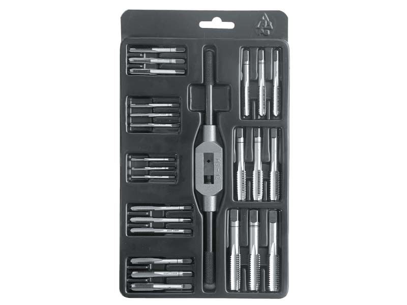 Modeco Gewindebohrer-Set mit Drehknopf, 25-teilig (MN-62-308)