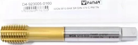 Fanar Ausdreher M16 DIN-376C (6HX) SR HSSE-PM WGN TIN