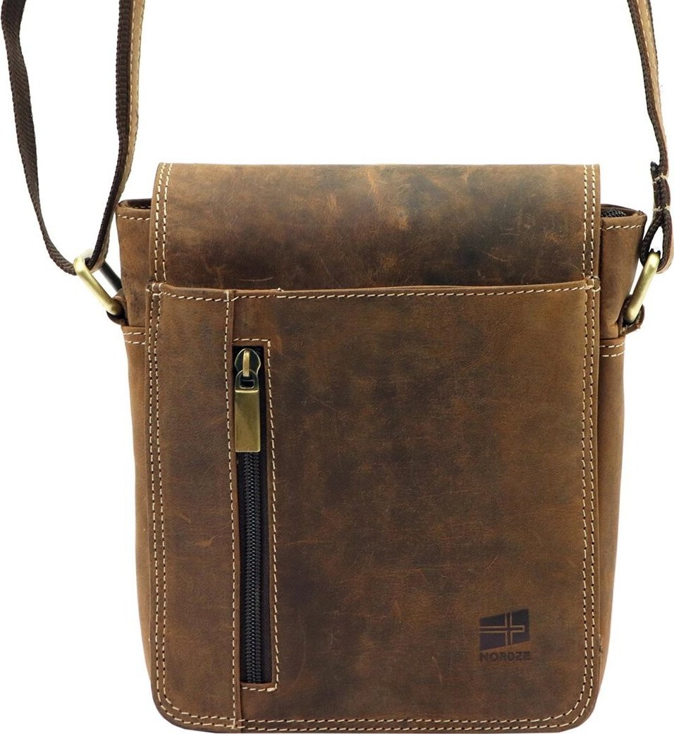 Nordee Herren-Gürteltasche aus Naturleder Nordee MSD-03 GM09 NoSize