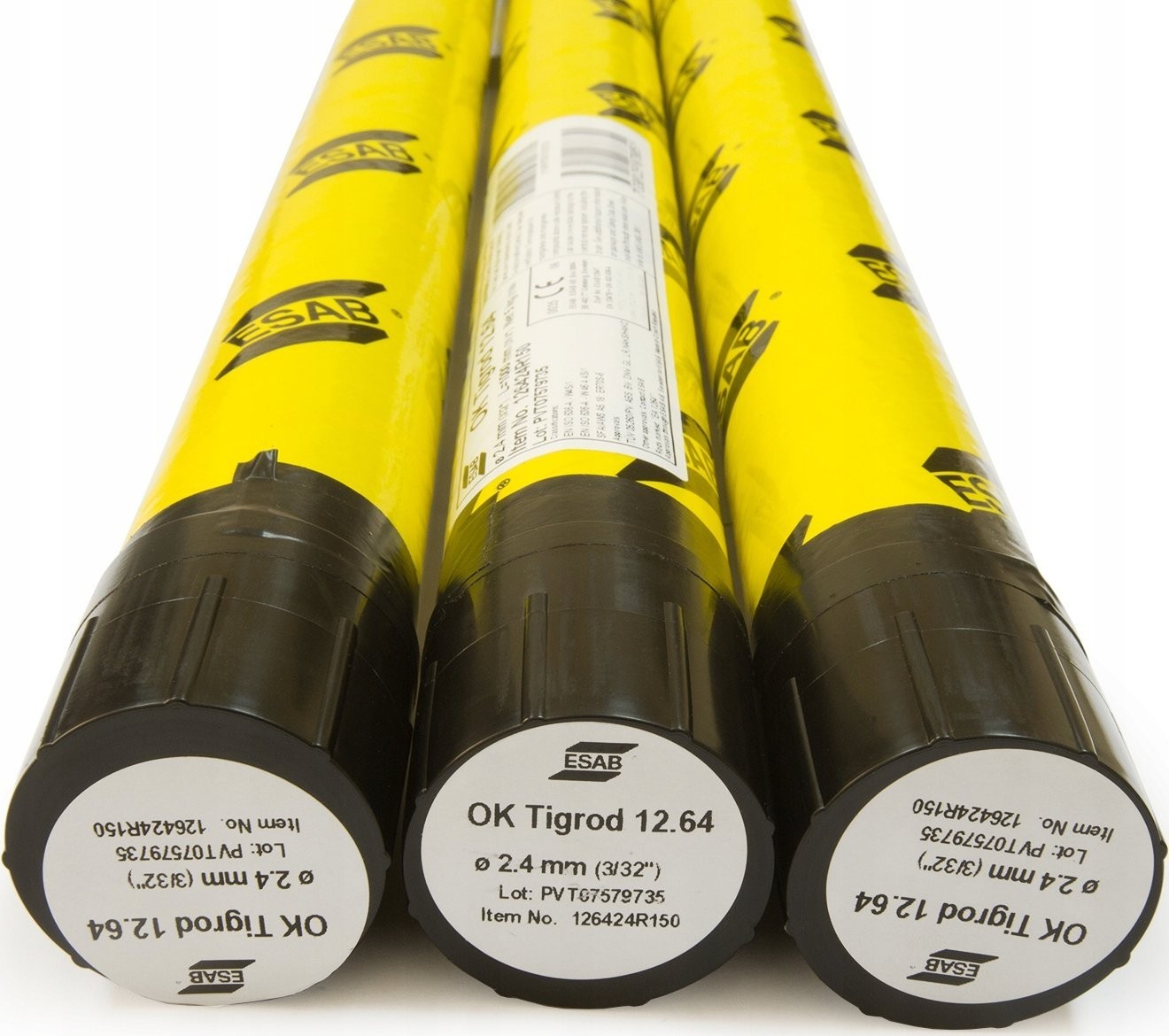 Esab UNLEGIERTER SCHWEISSSTAB 2,4 mm, 5 kg. OK Tigrod 12.64 ESAB