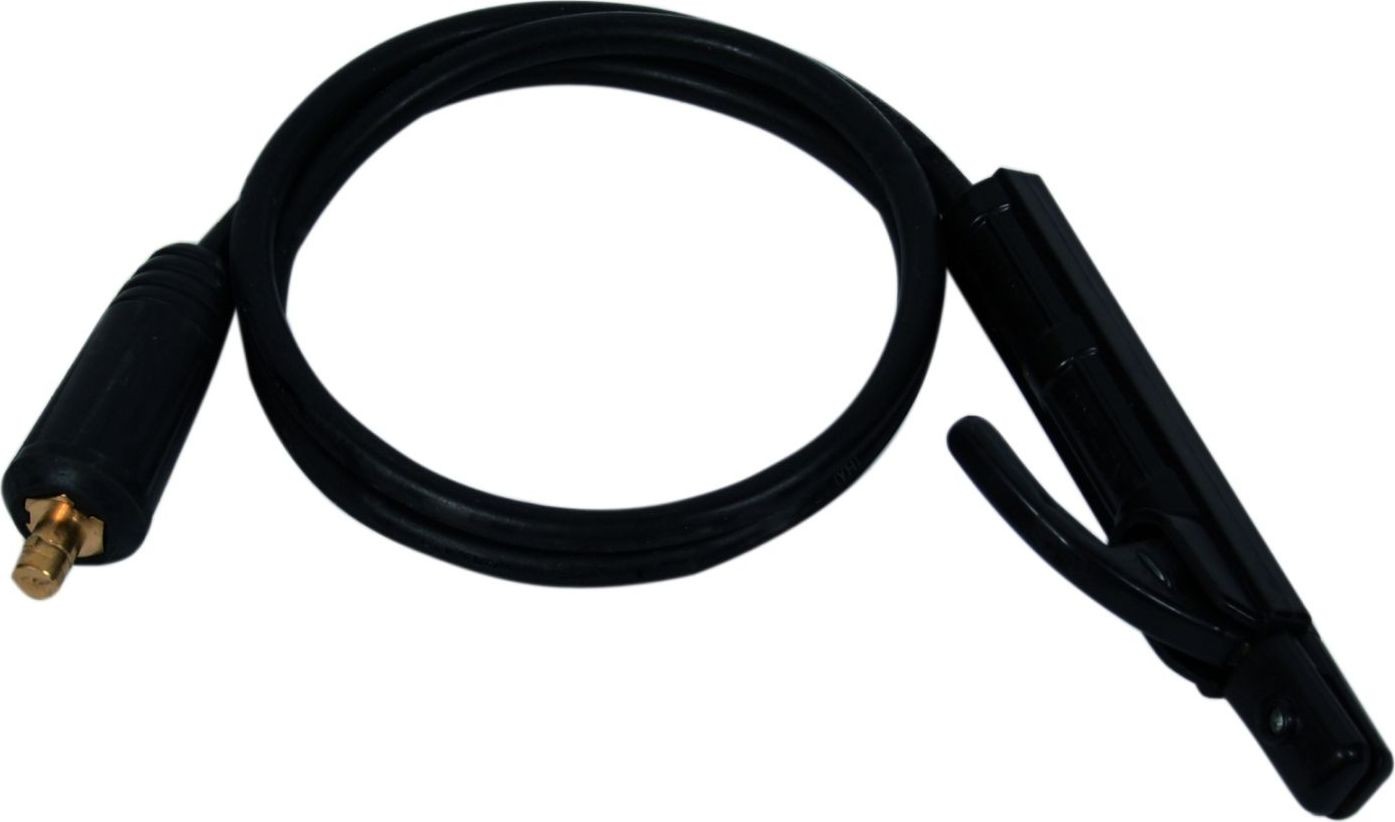 Stamos MMA-Elektrodenhalter mit 3,5 m langem Kabel DKJ10-25 200 A Kabel mit Halter für MMA-Schweißgeräte, Länge 3,5 m