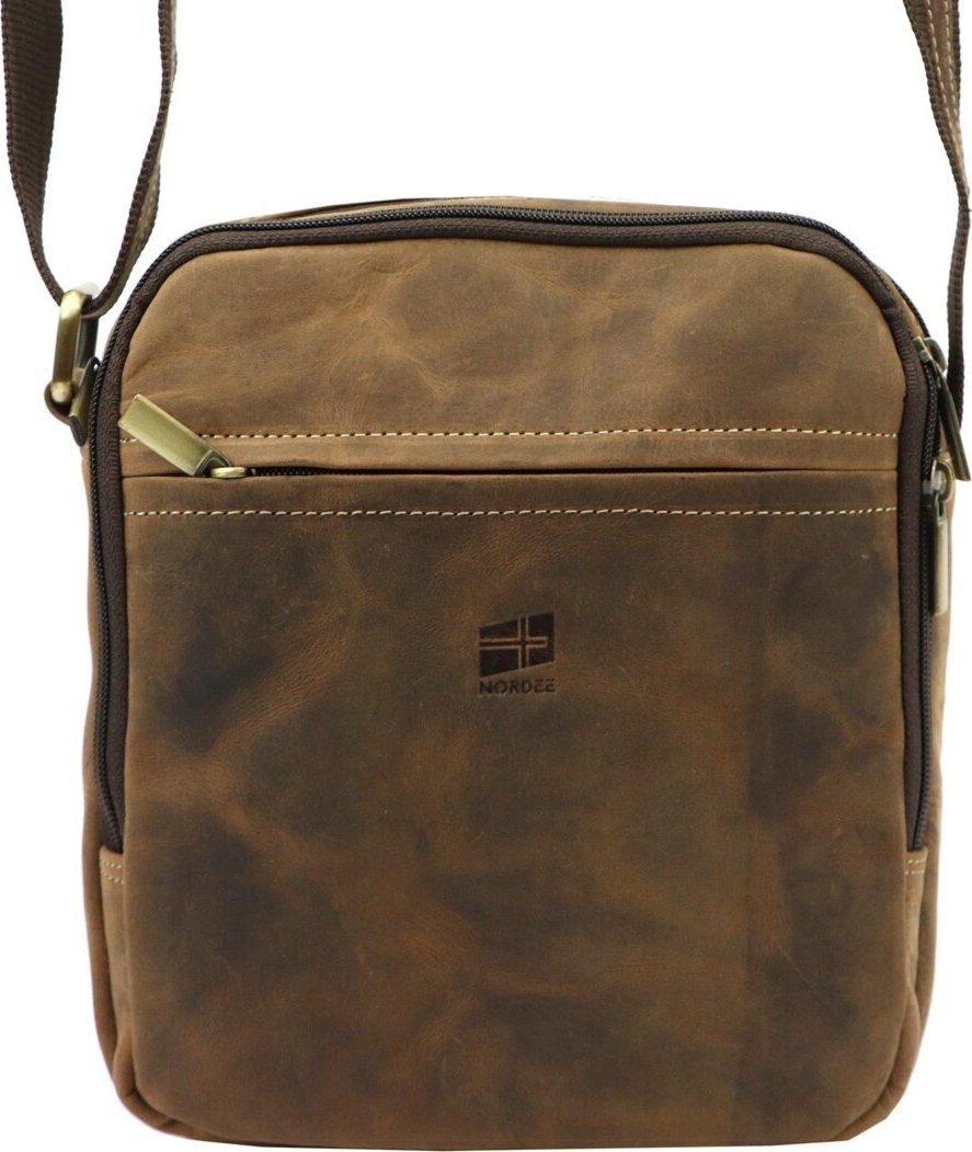 Nordee Herren-Gürteltasche aus Naturleder Nordee MSD-03 GM07 NoSize