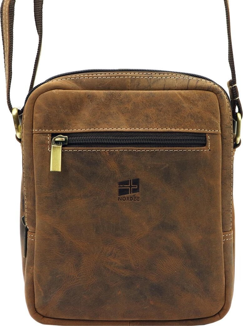 Nordee Herren-Gürteltasche aus Naturleder Nordee MSD-03 GM06 NoSize