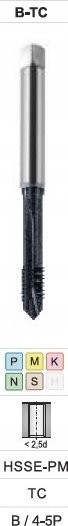 Fanar Gewindebohrer M16 DIN-376B (6H) HSSE-PM TICN S-NC