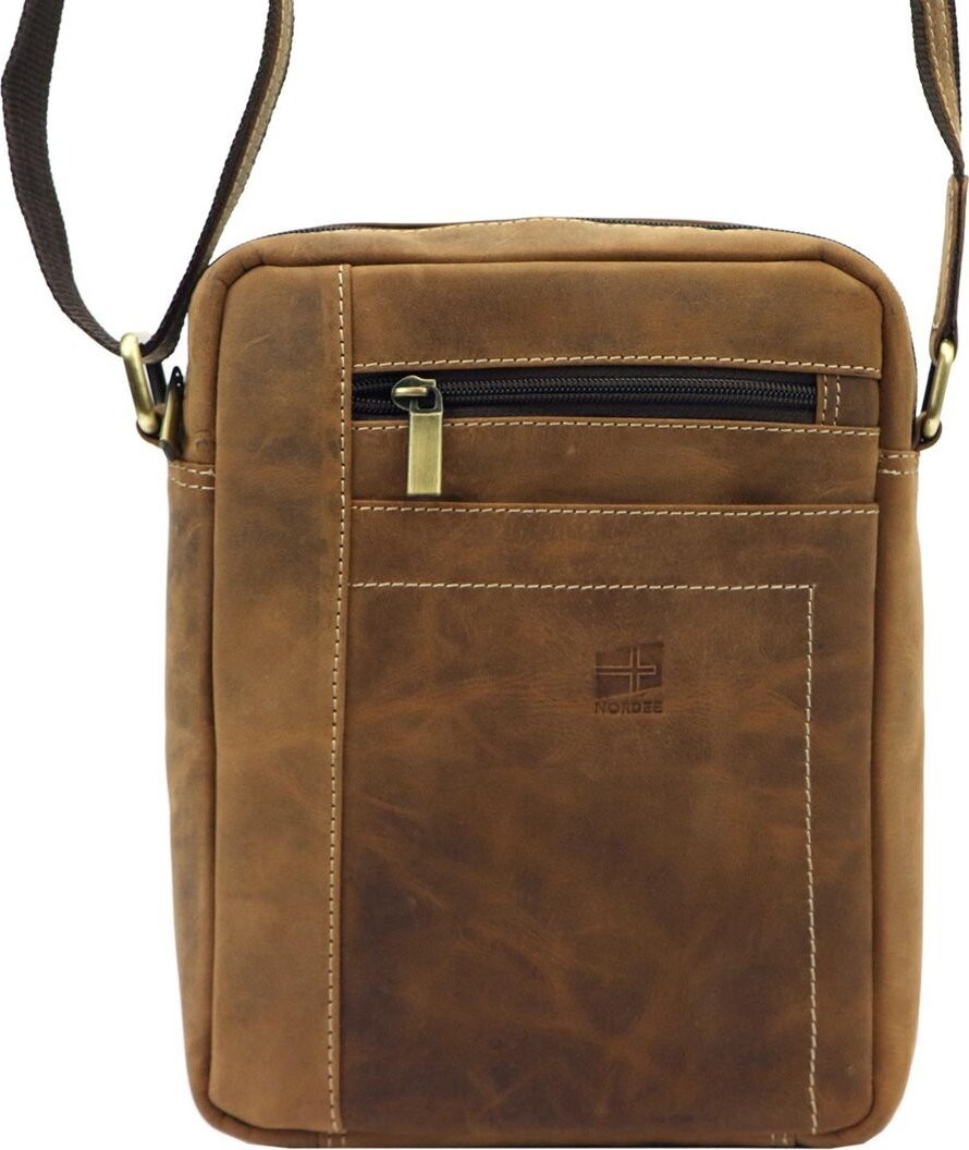 Nordee Herren-Gürteltasche aus Naturleder Nordee MSD-03 GM08 NoSize