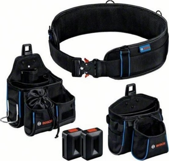 Bosch BOSCH. Werkzeuggürtel 108 cm + Holster GWT 4, GWT 2, 2x PRO CLICK-Griff