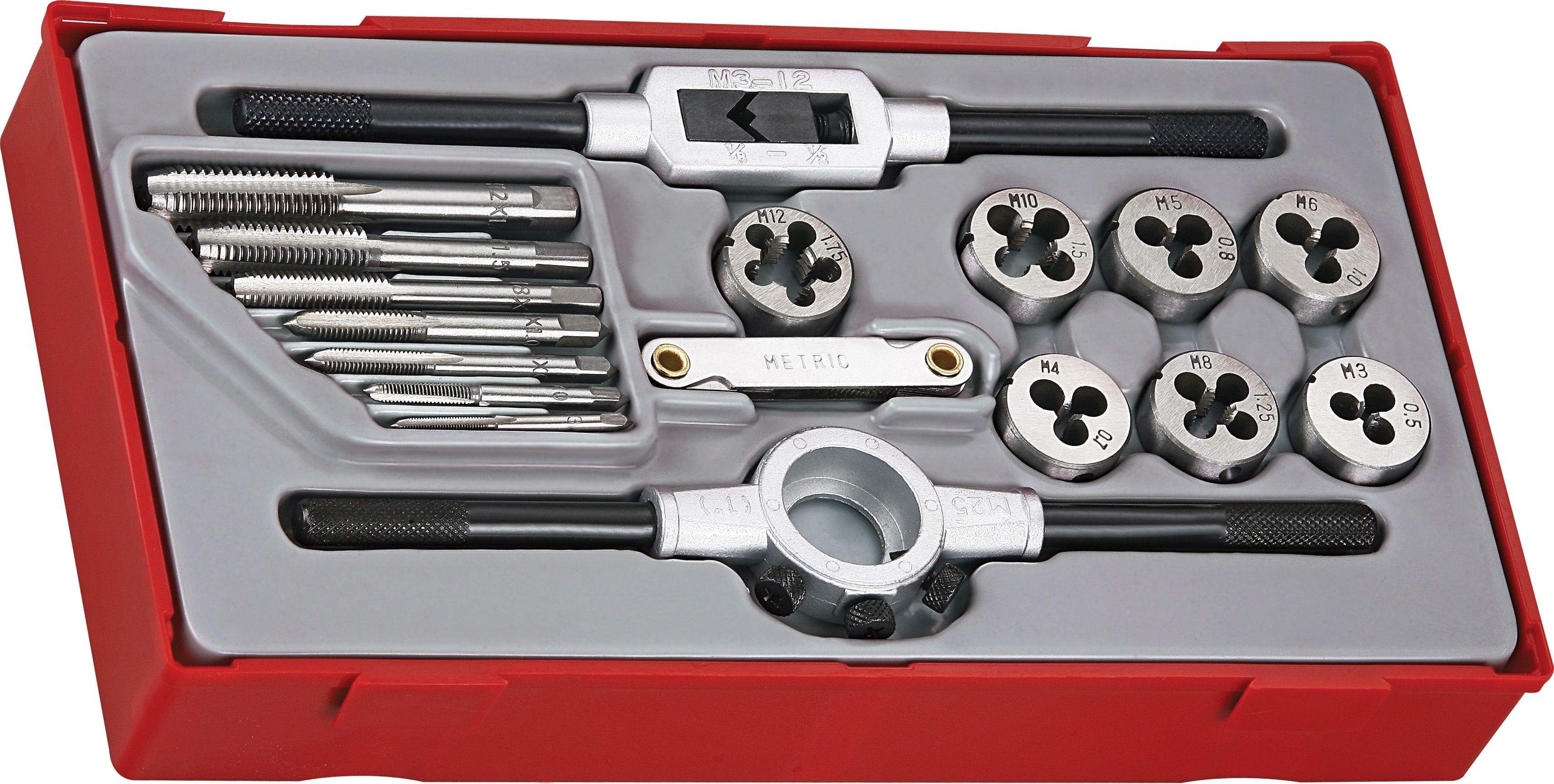 Teng Tools 17-teiliges Gewindebohrer-Set Teng Tools TTTD17 – 69190106