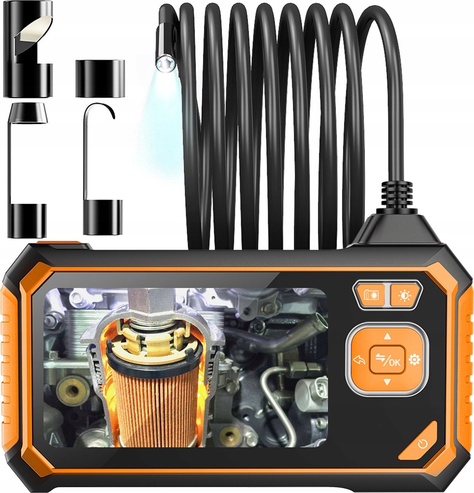 ENDOSKOP MIT LCD-BILDSCHIRM, ORANGE, W900