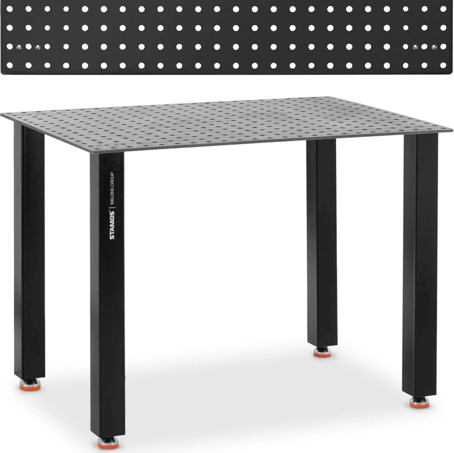 Stamos Germany Schweiß- und Montagetisch mit gelochter Platte, 10 mm, 120 x 80 cm, bis 150 kg Schweiß- und Montagetisch mit gelochter Platte