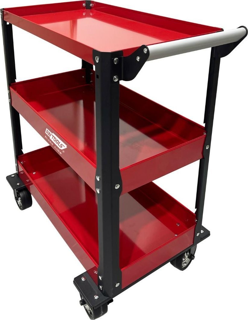AWTOOLS Metall-Werkstattwagen, 3 Ebenen / 100 kg